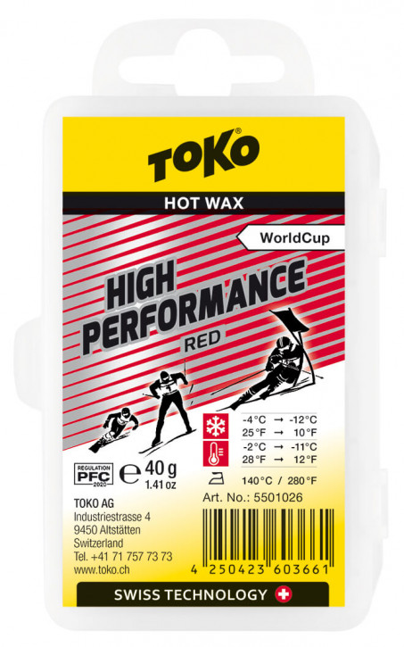 TOKO World Cup High Performance Universal 40g Rot